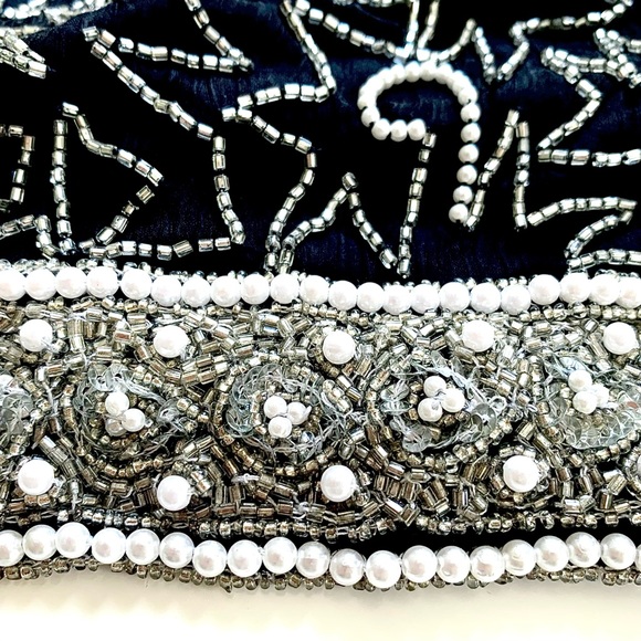 SILK BEADED BLOUSE - Picture 5 of 7